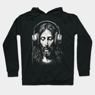 Jesus DJ Style Hoodie